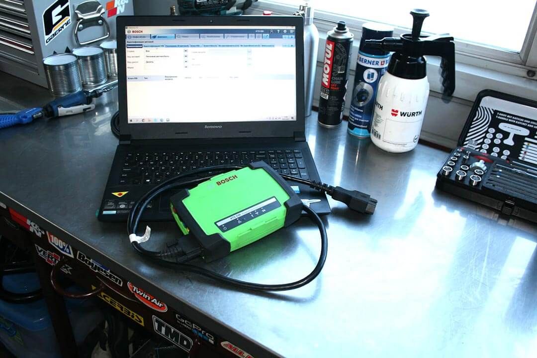 Bosch diagnostikas iekārta ARDS autoservisā