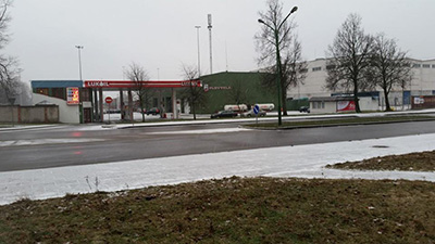 Privažiavimas prie plovyklos Nemuno gatvėje Klaipėdoje